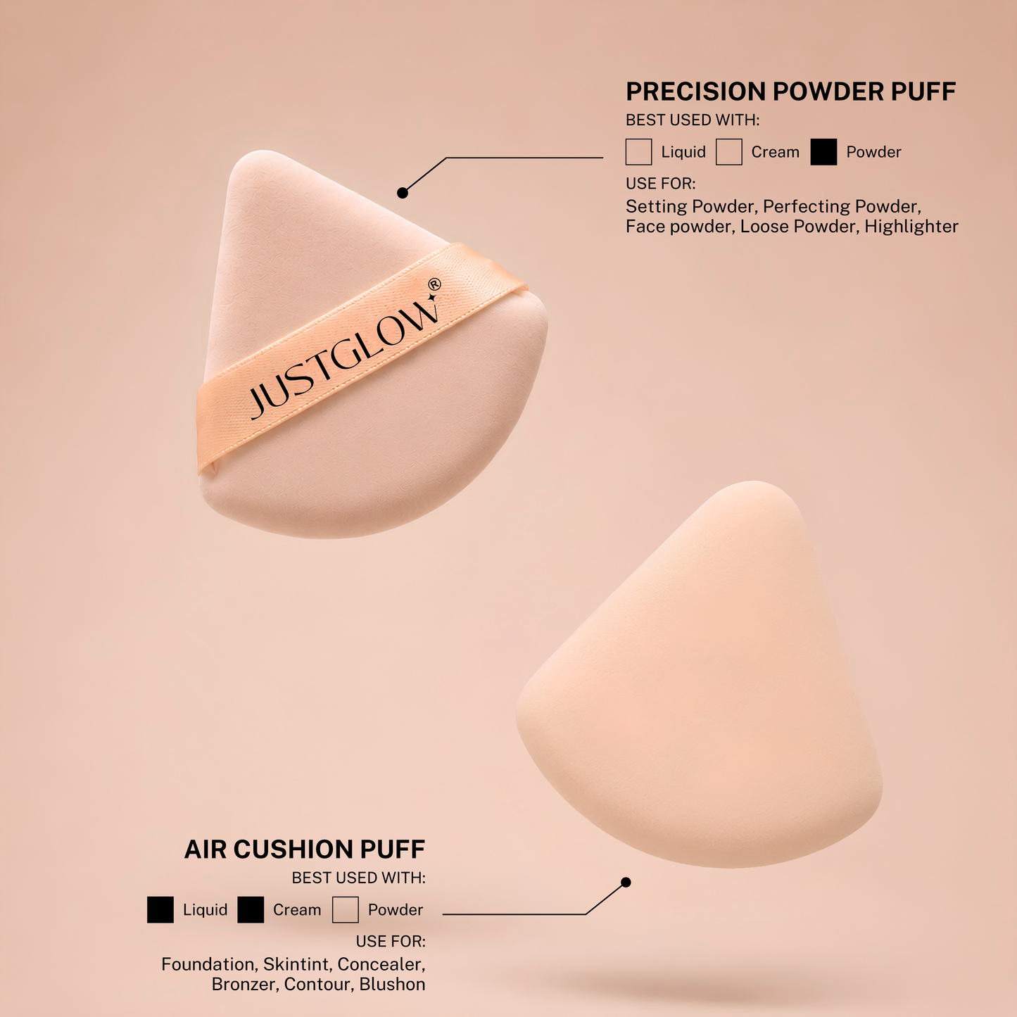Foundation + Powder Puff Bundle